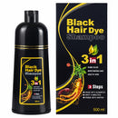 Shampoo Black Hair Dye 3 em 1 — 500ml