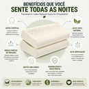 Travesseiros Látex Natural Suporte Ortopédico