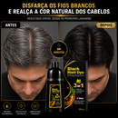 Shampoo Black Hair Dye 3 em 1 — 500ml